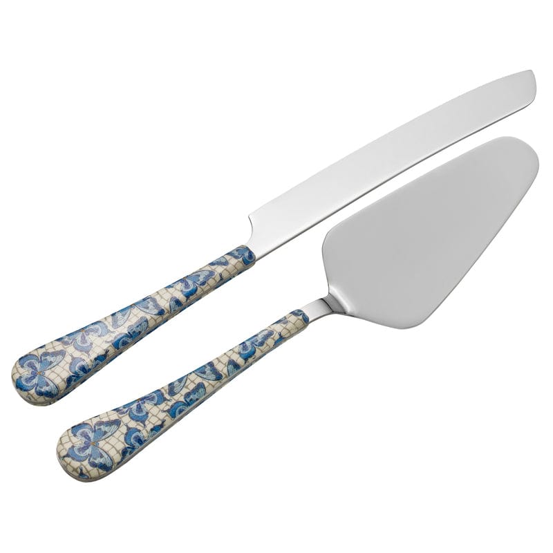 Dolly Parton Mosaic Butterfly 2 Piece Cake Knife and Server Set