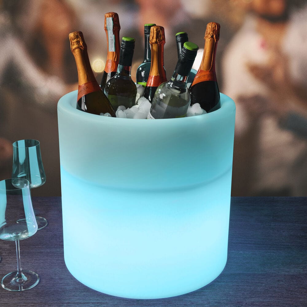 LED Rechargeable Color Changing Beverage Ice Bucket Tub