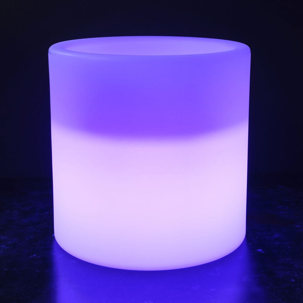 LED Rechargeable Color Changing Beverage Ice Bucket Tub