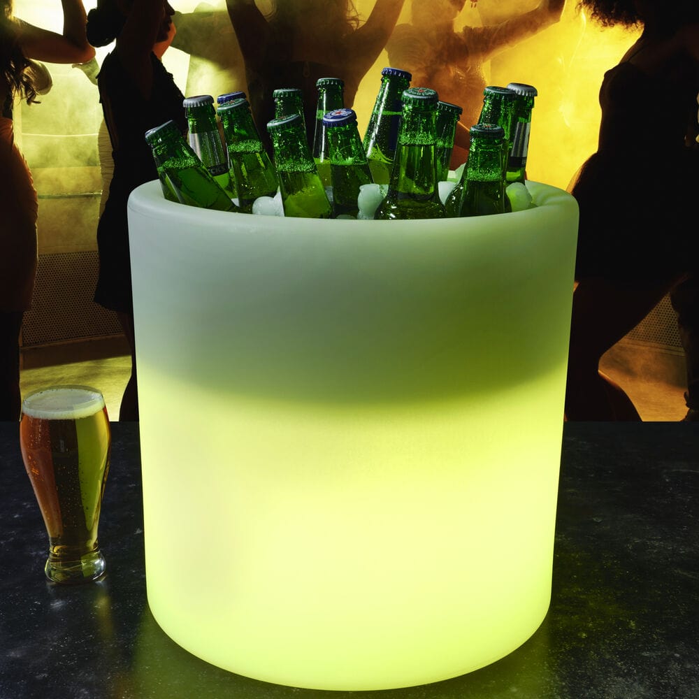 LED Rechargeable Color Changing Beverage Ice Bucket Tub