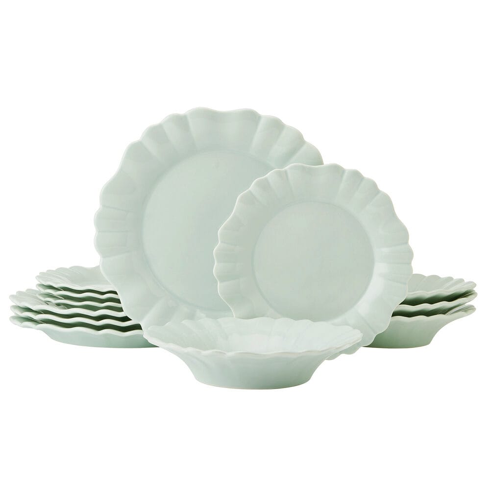 Graceful Petals 12 Piece Dinnerware Set, Service for 4