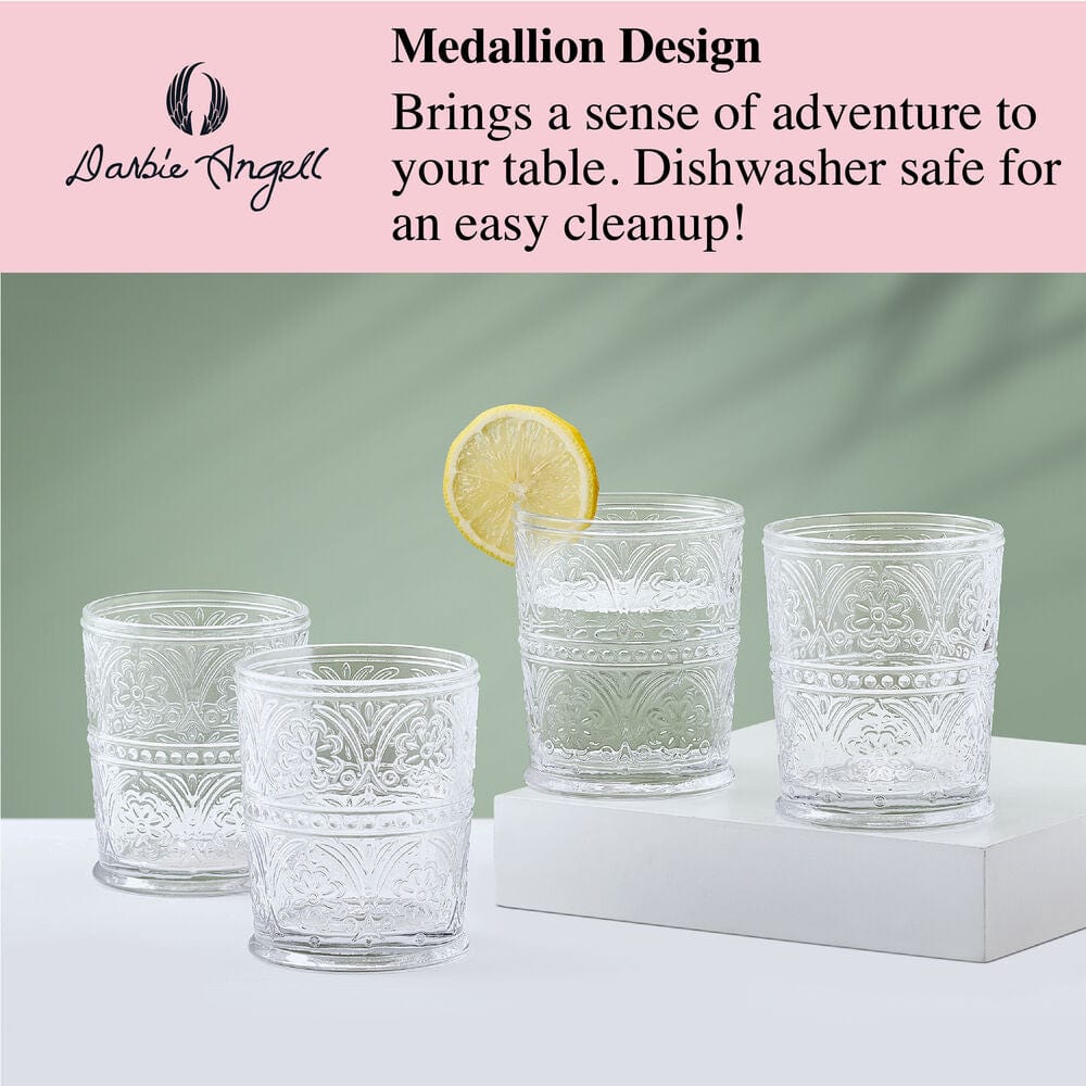 Darbie Angell Wanderlust Set of 4 Double Old Fashioned Glasses