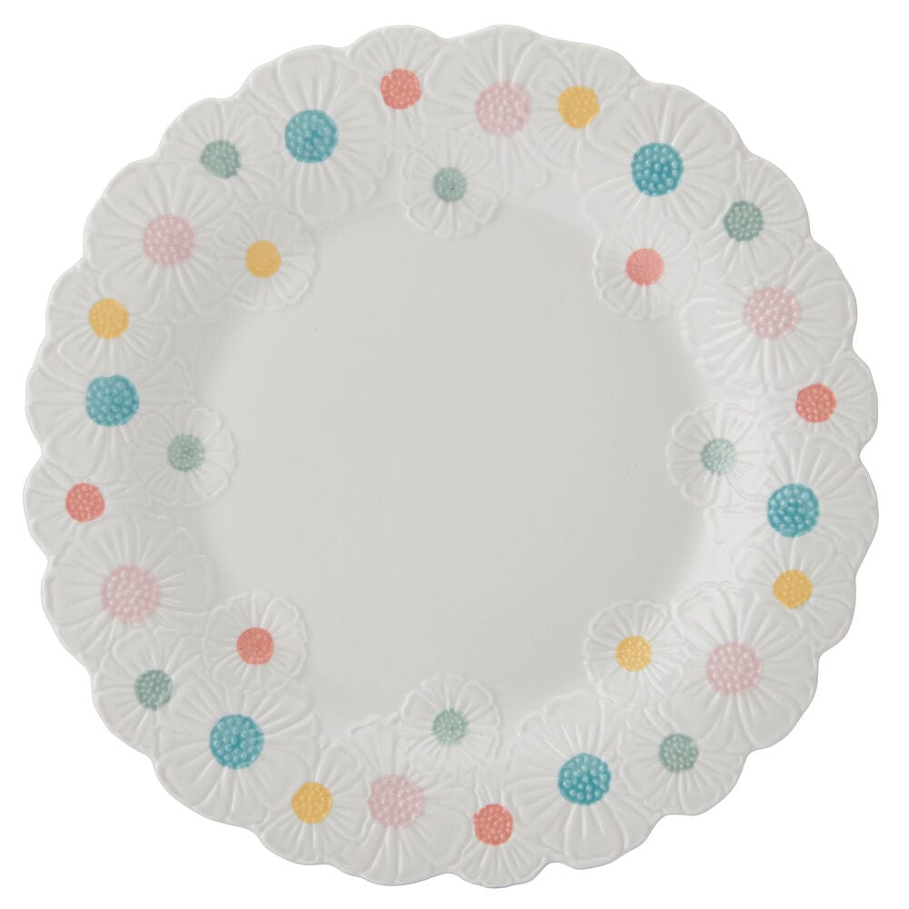 Darbie Angell Painted Daisy 12 Piece Dinnerware Set, Service or 4