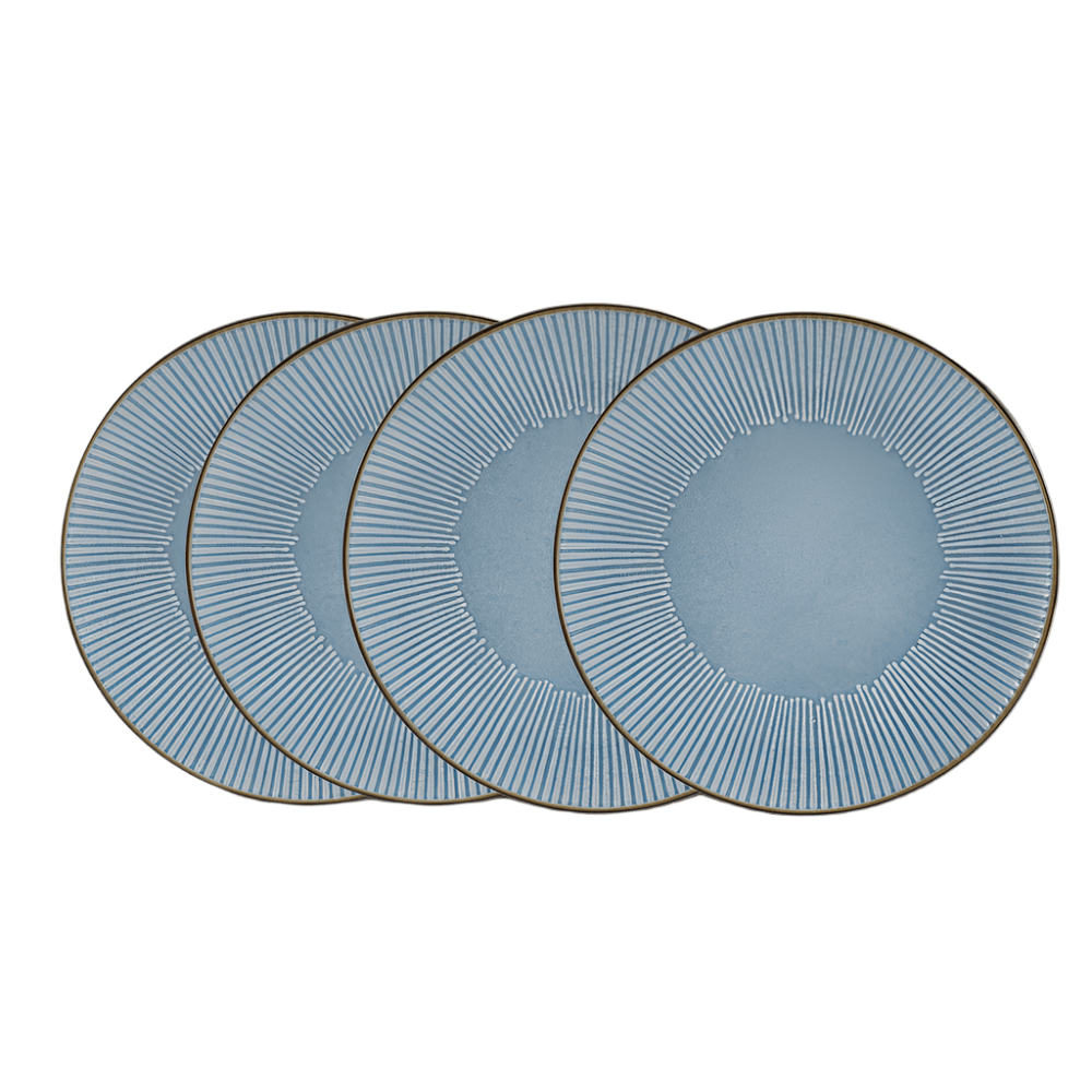 Arlie Blue Set of 4 Salad Plates