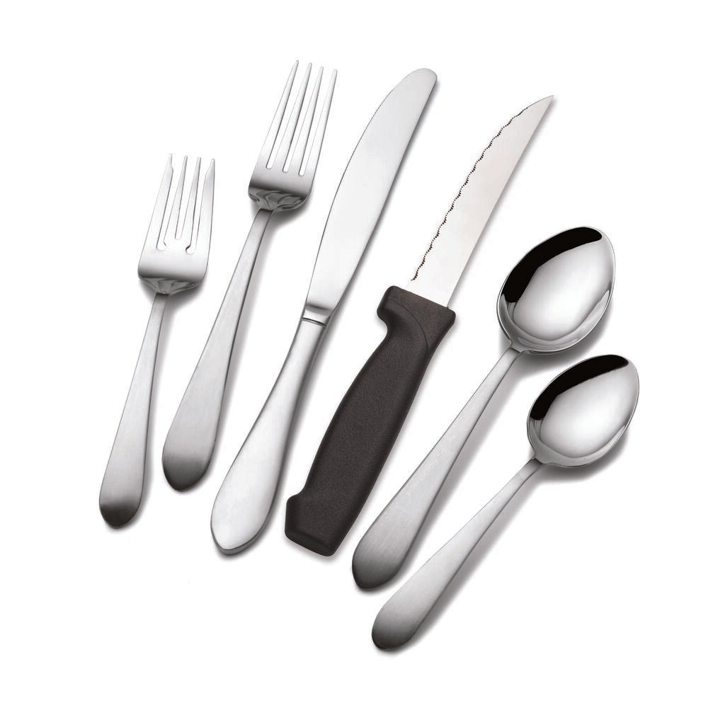 Salisbury Satin 48 Piece Flatware Set, Service for 8