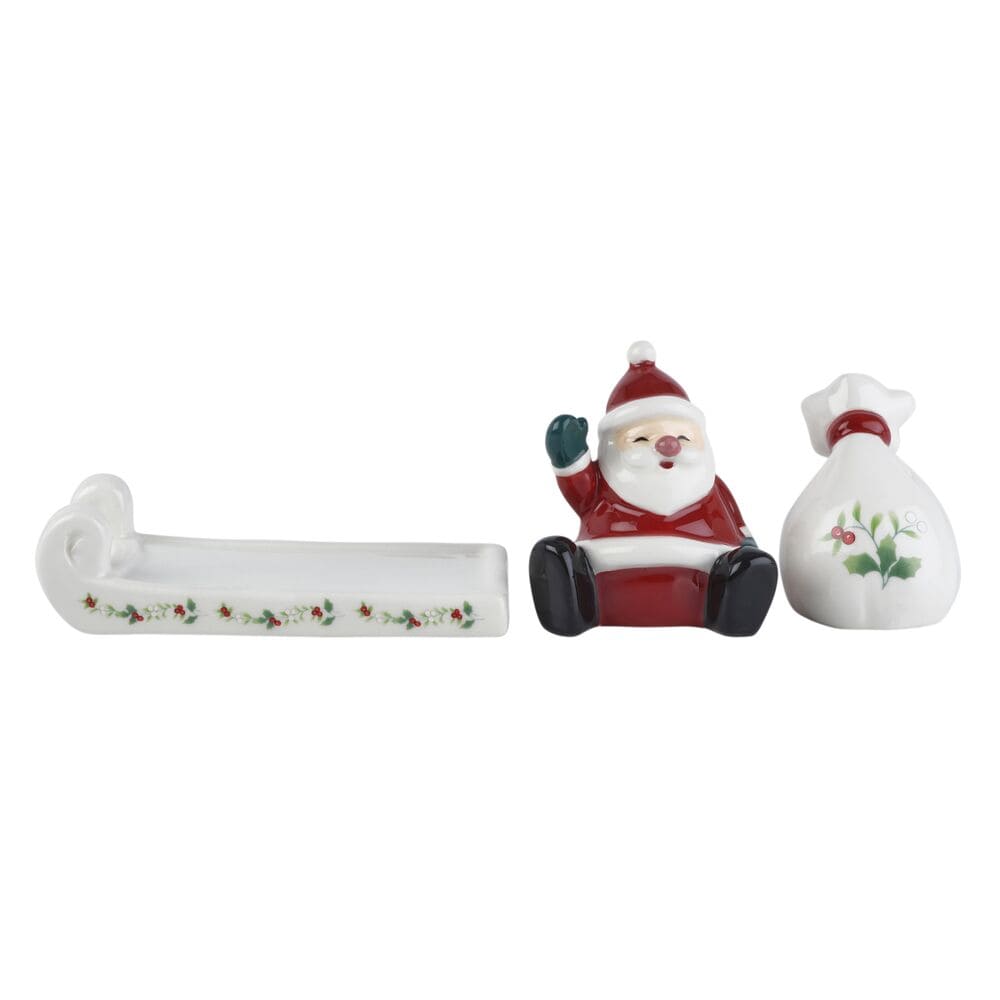 Winterberry® Santa Sled Salt and Pepper Set