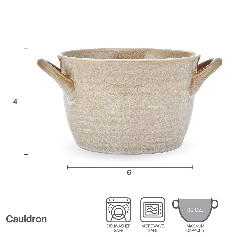 Double Handle Set of 6 Soup Bowls