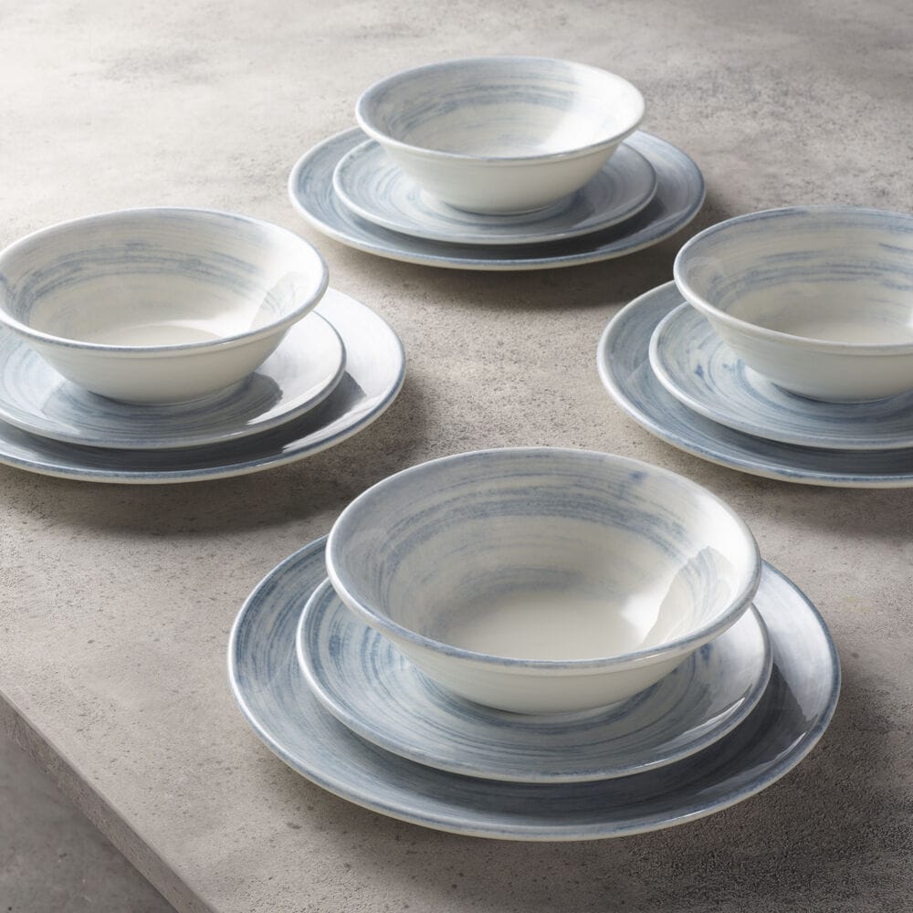 Drift 12 Piece Dinnerware Set, Service for 4