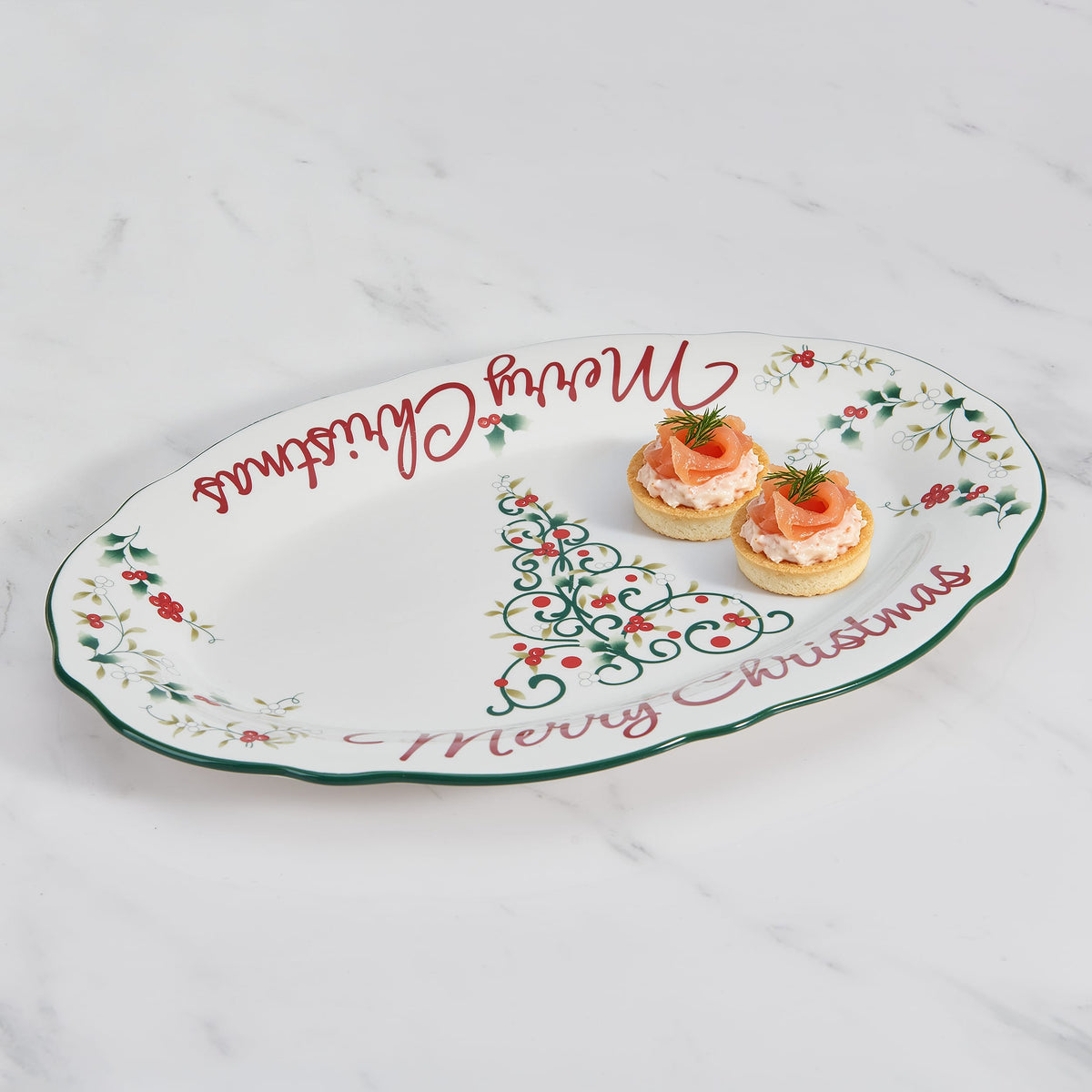Winterberry® Merry Christmas Platter
