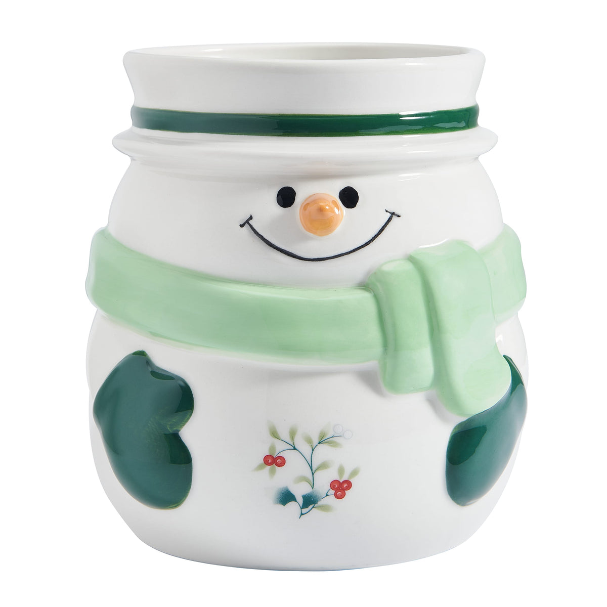 Winterberry® Snowman Utensil Gadget Crock