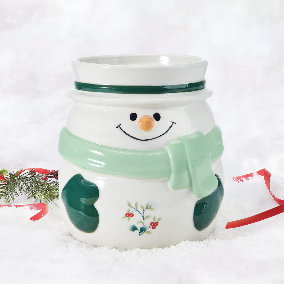 Winterberry® Snowman Utensil Gadget Crock