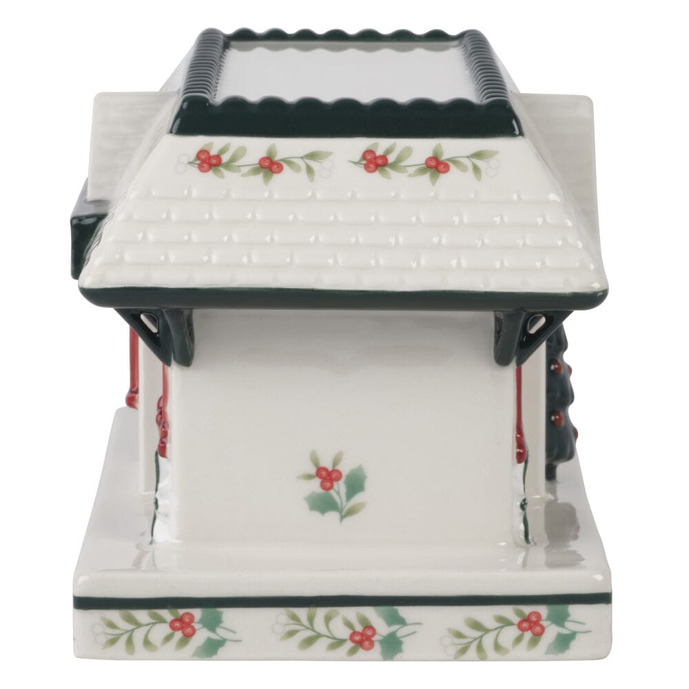 Winterberry® Village Train station with LED Light