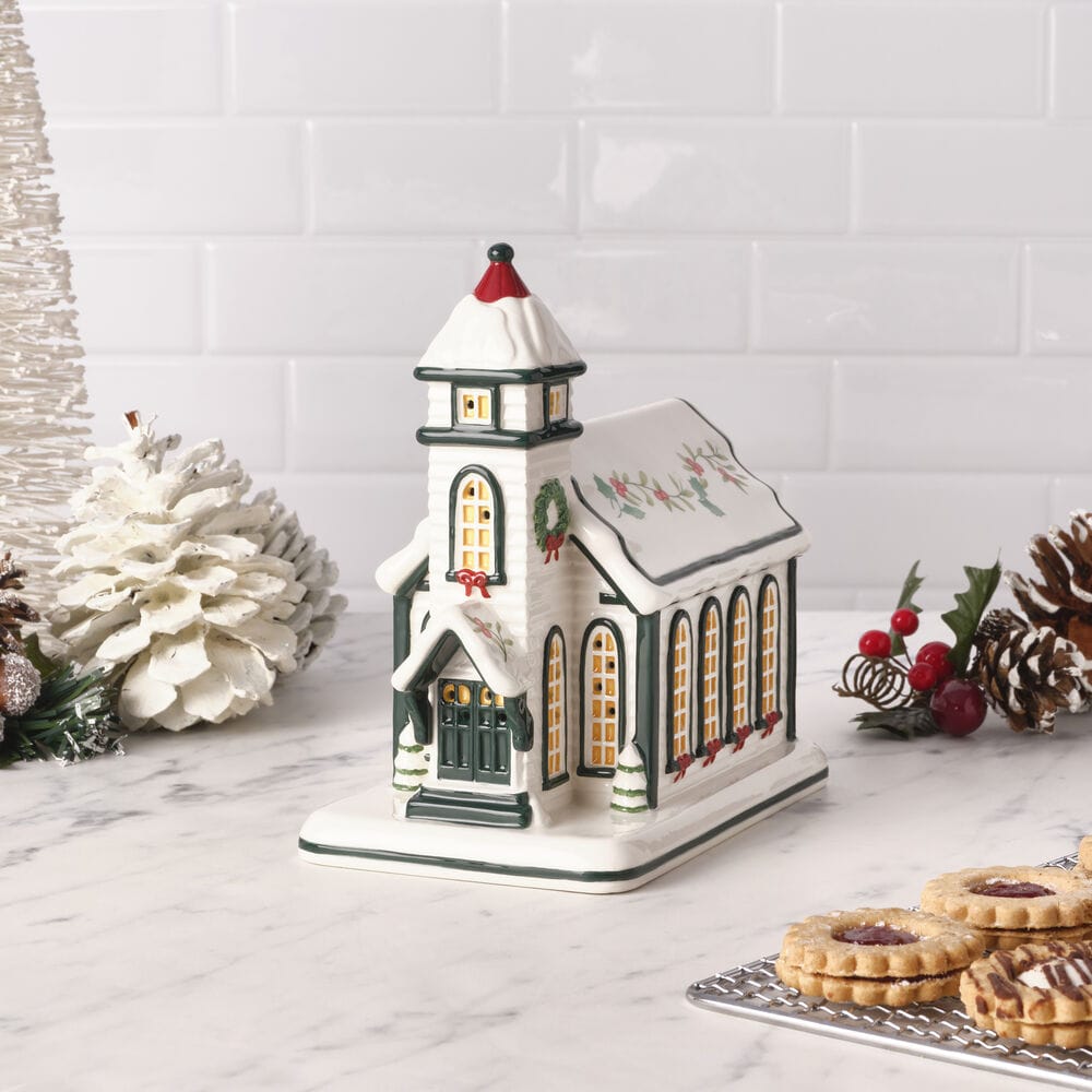 Winterberry® Village Church with LED Light