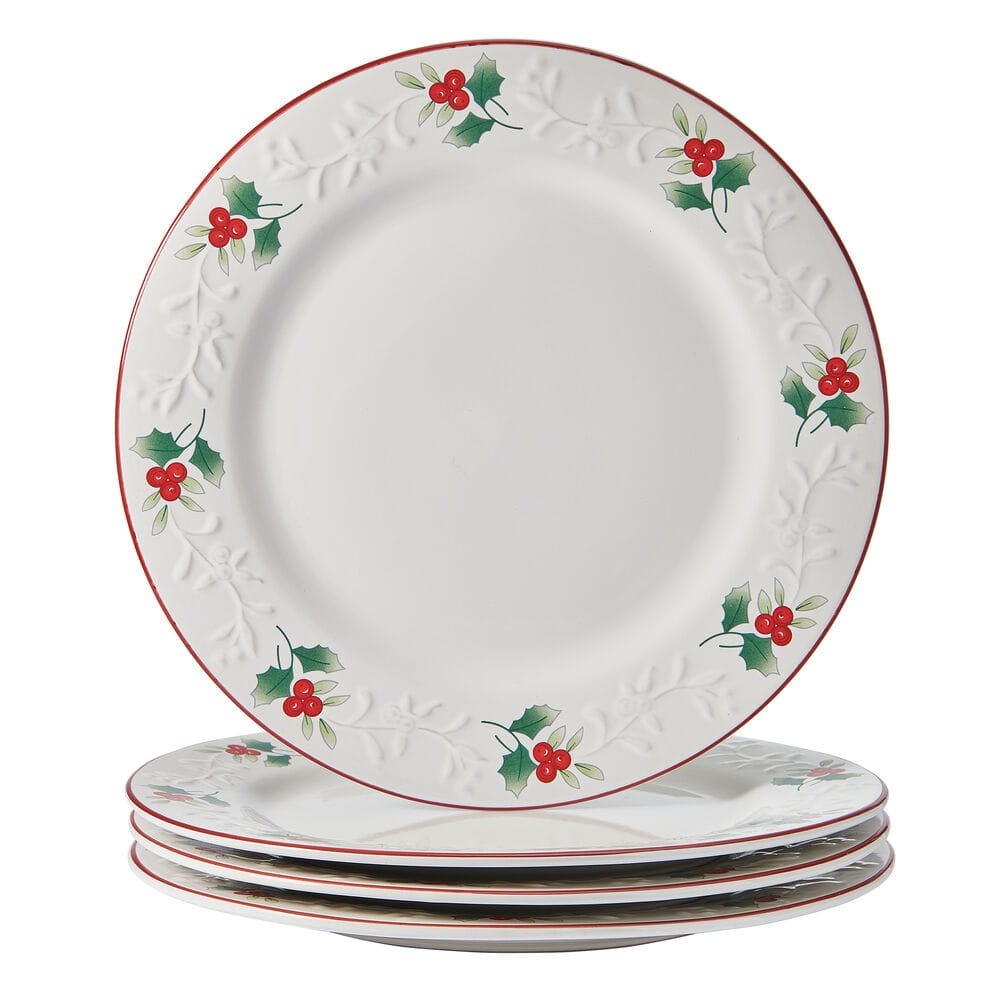 Winterberry® Charm Set of 4 Dinner Plates