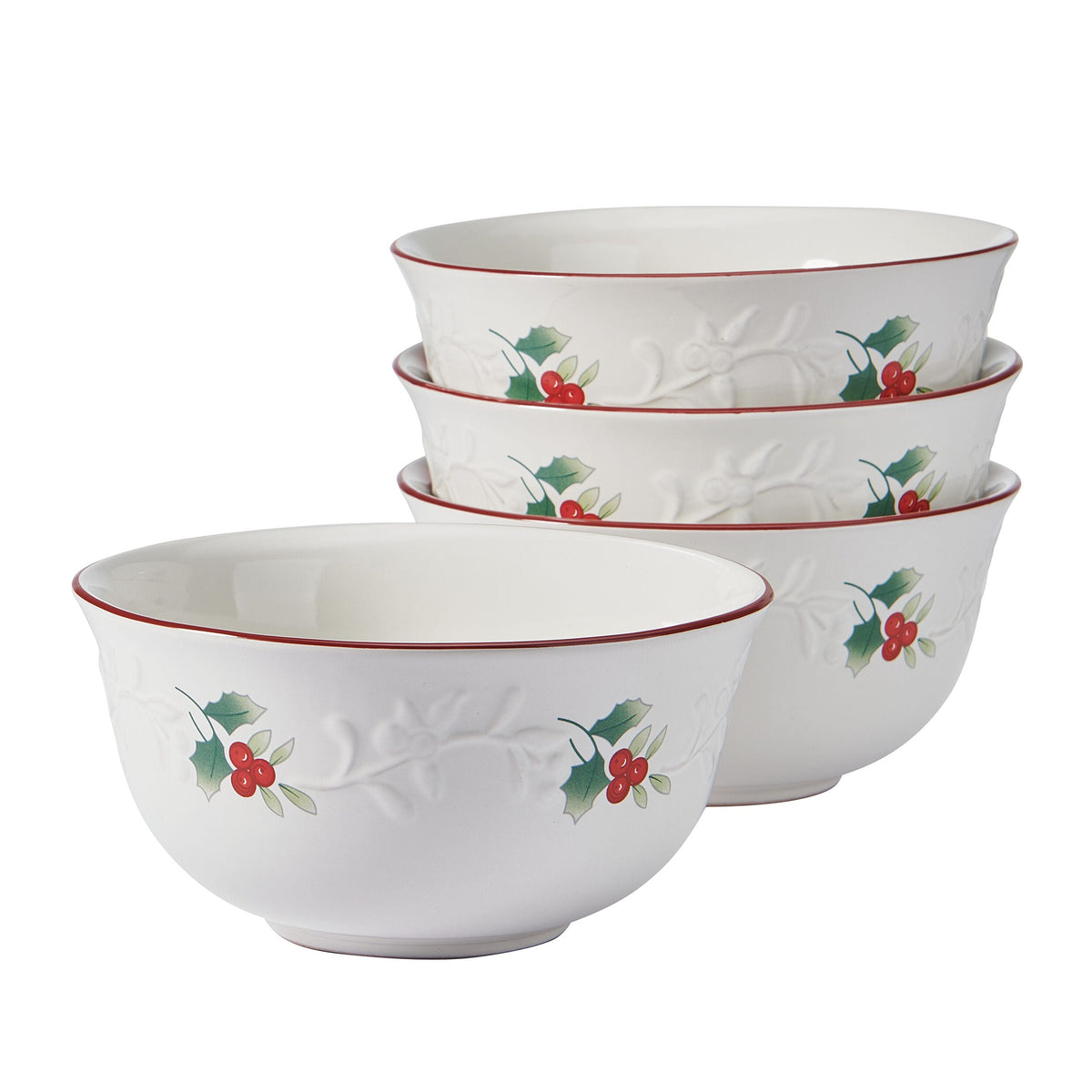 Winterberry® Charm Set of 4 Soup Cereal Bowls