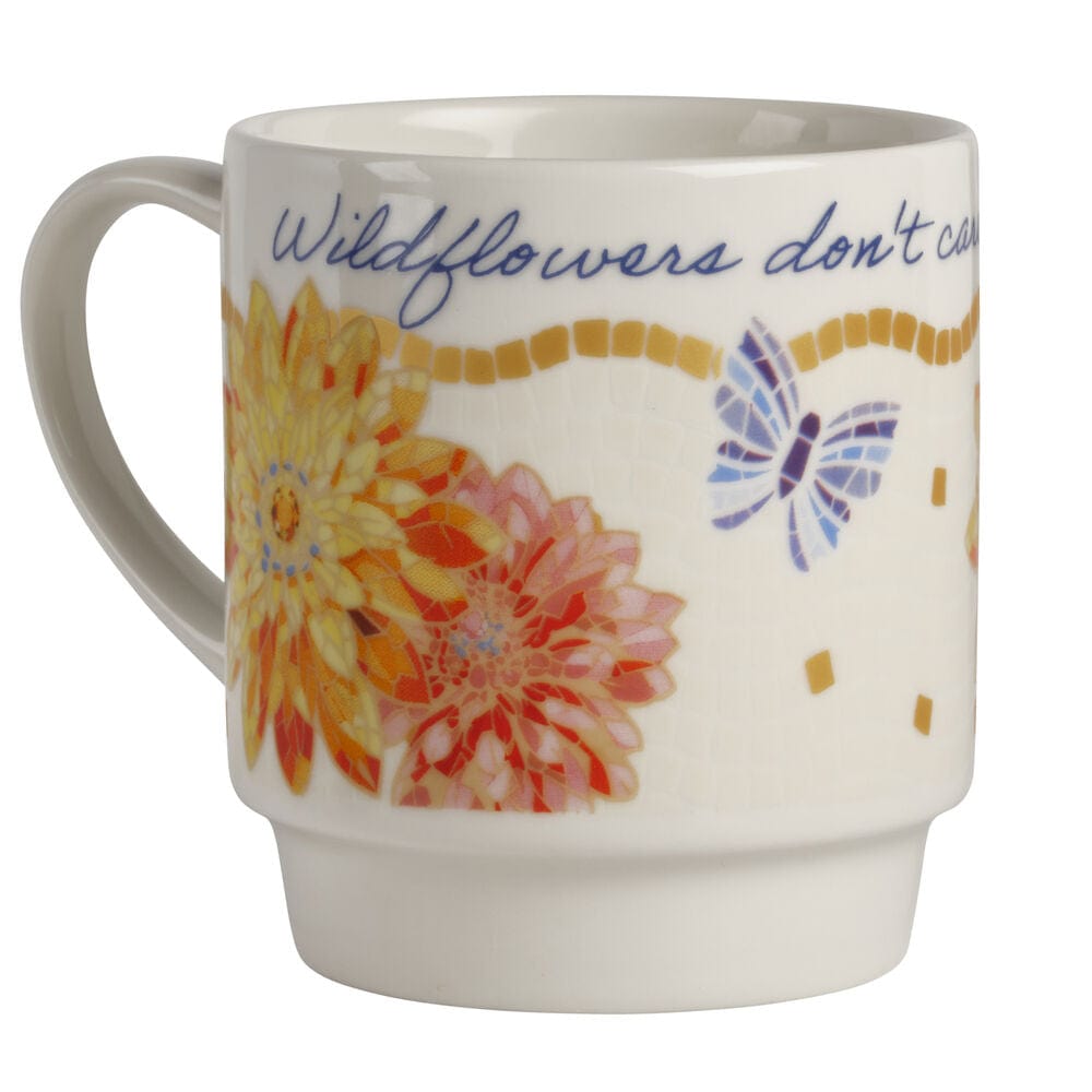 Dolly Parton Mosaic Set of 4 Mugs with Wire Rack