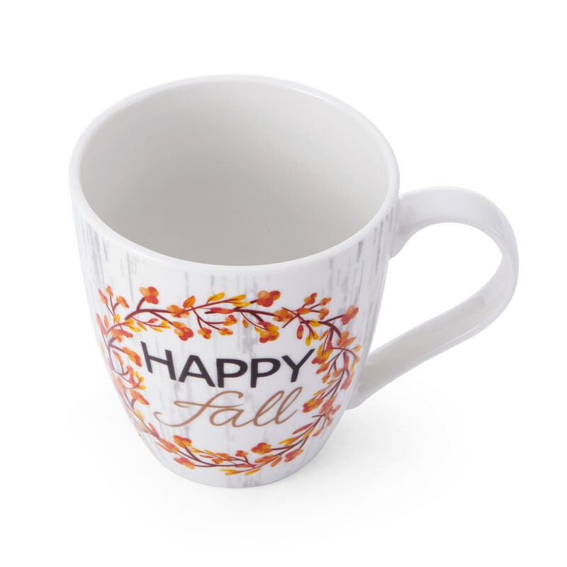 Sentiment Mugs Happy Fall Wreath Mug