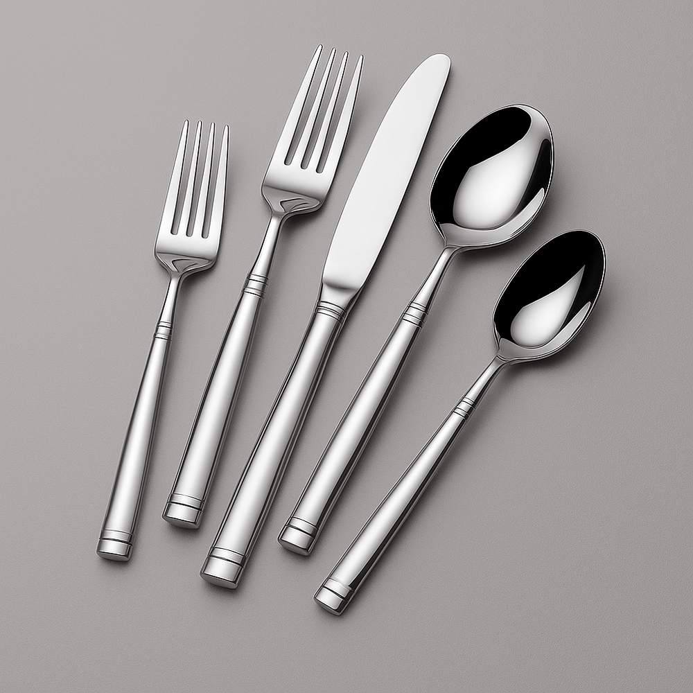 Stephanie Forged 42 Piece Flatware Set, Service for 8