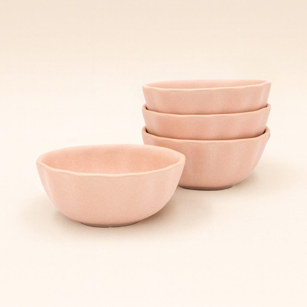 Darbie Angell Lady Blush Set of 4 Oval Fruit Bowls