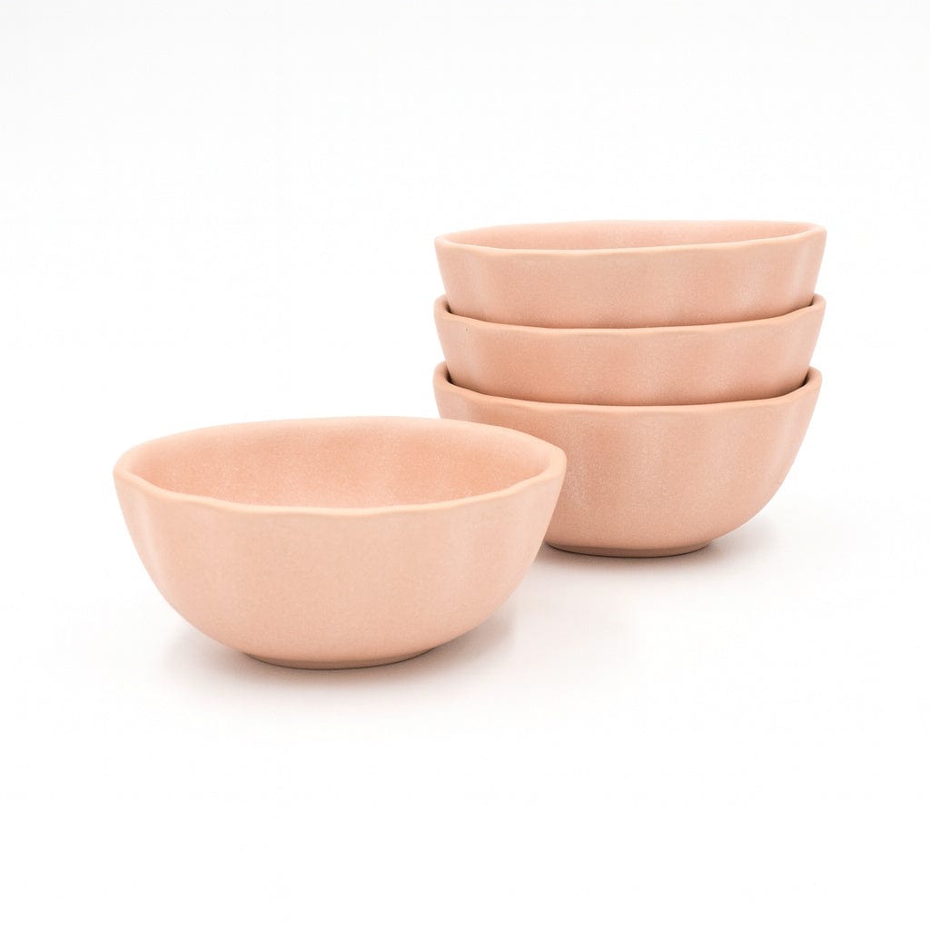 Darbie Angell Lady Blush Set of 4 Oval Fruit Bowls