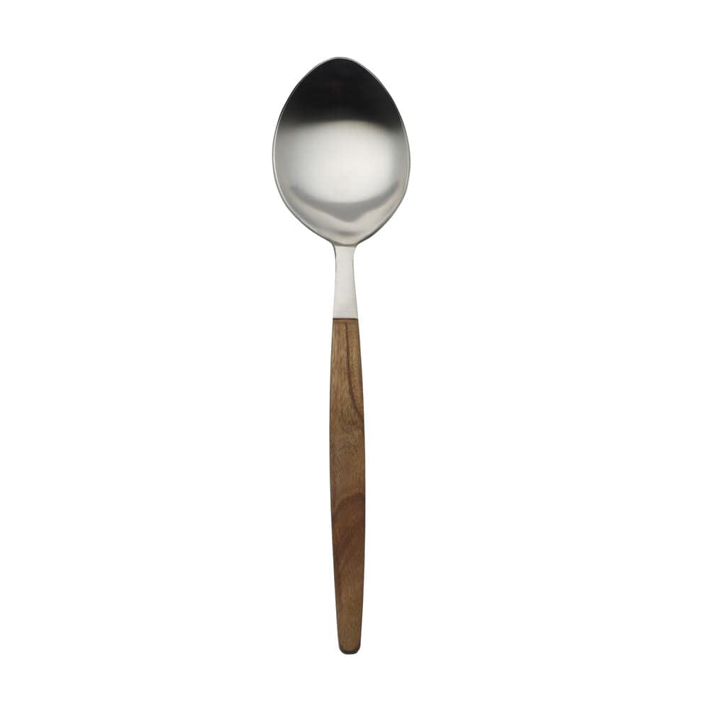 Acacia Wood Handle Serving Spoon