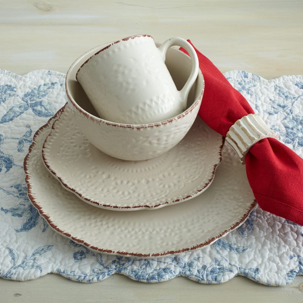 Chateau Cream 32 Piece Dinnerware Set, Service for 8
