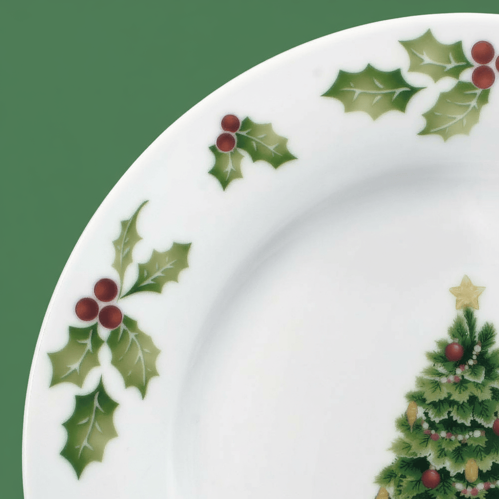 Christmas Day 24 Piece Dinnerware Set, Service for 8