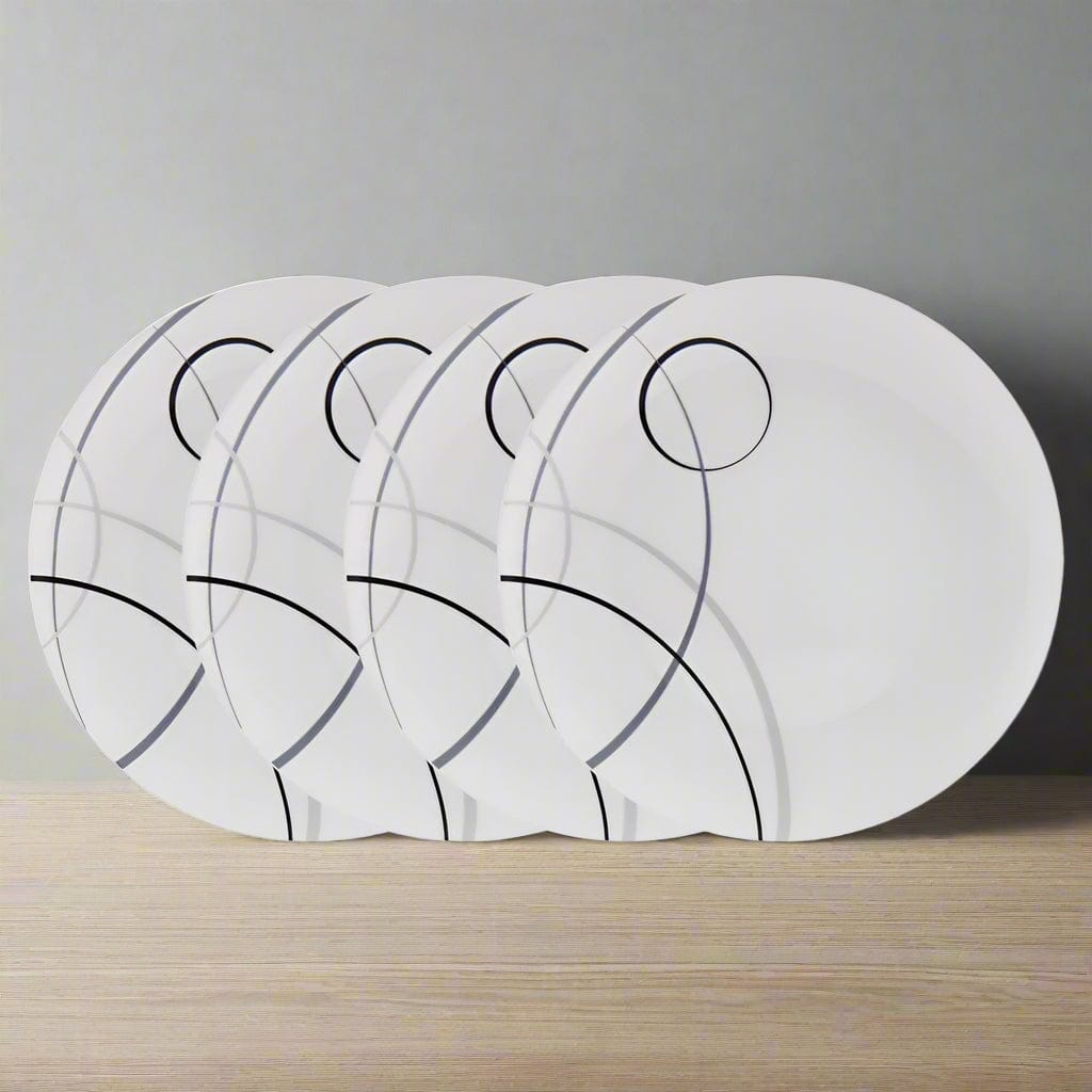Circles Set of 4 Dinner Plates
