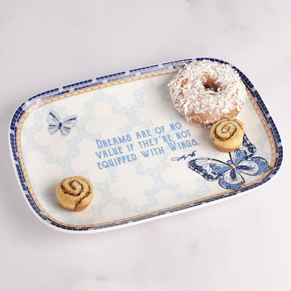 Dolly Parton Mosaic Butterfly Platter