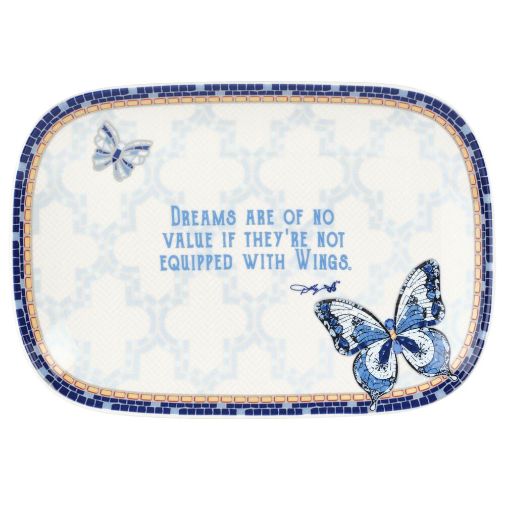 Dolly Parton Mosaic Butterfly Platter