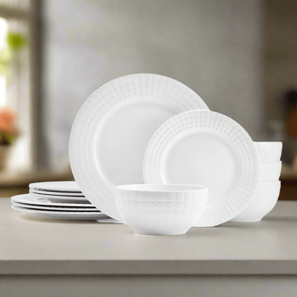Lexi 12 Piece Dinnerware Set, Service for 4
