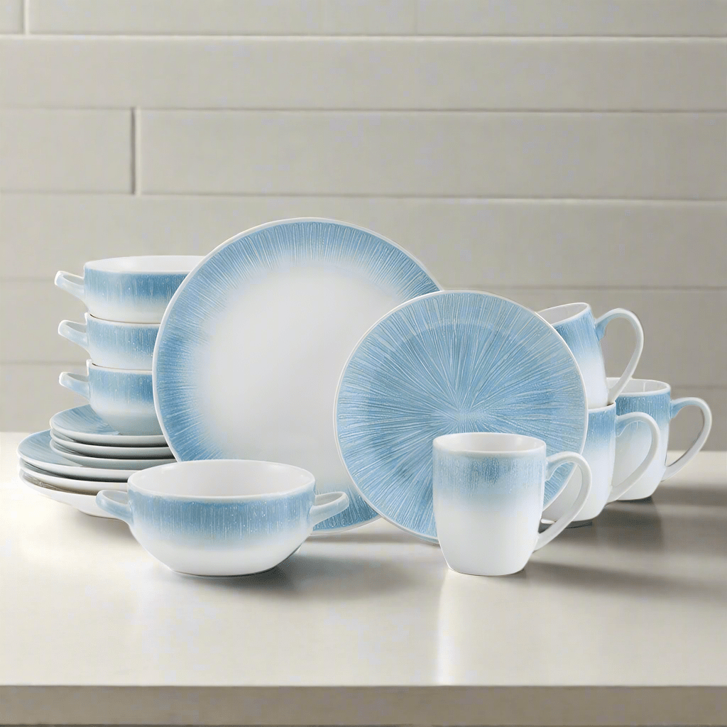 Logan 16 Piece Dinnerware Set, Service for 4
