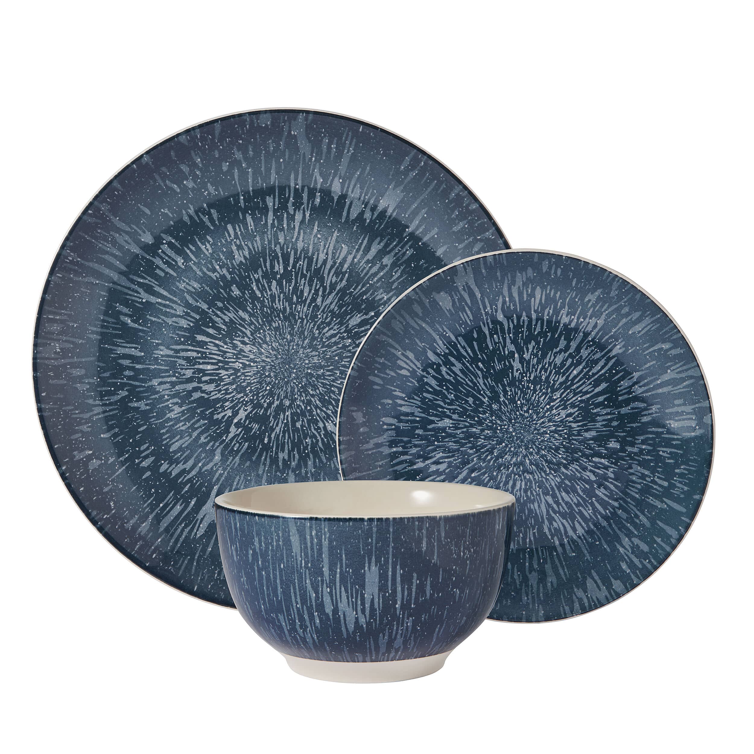 Mist 12 Piece Dinnerware Set, Service for 4
