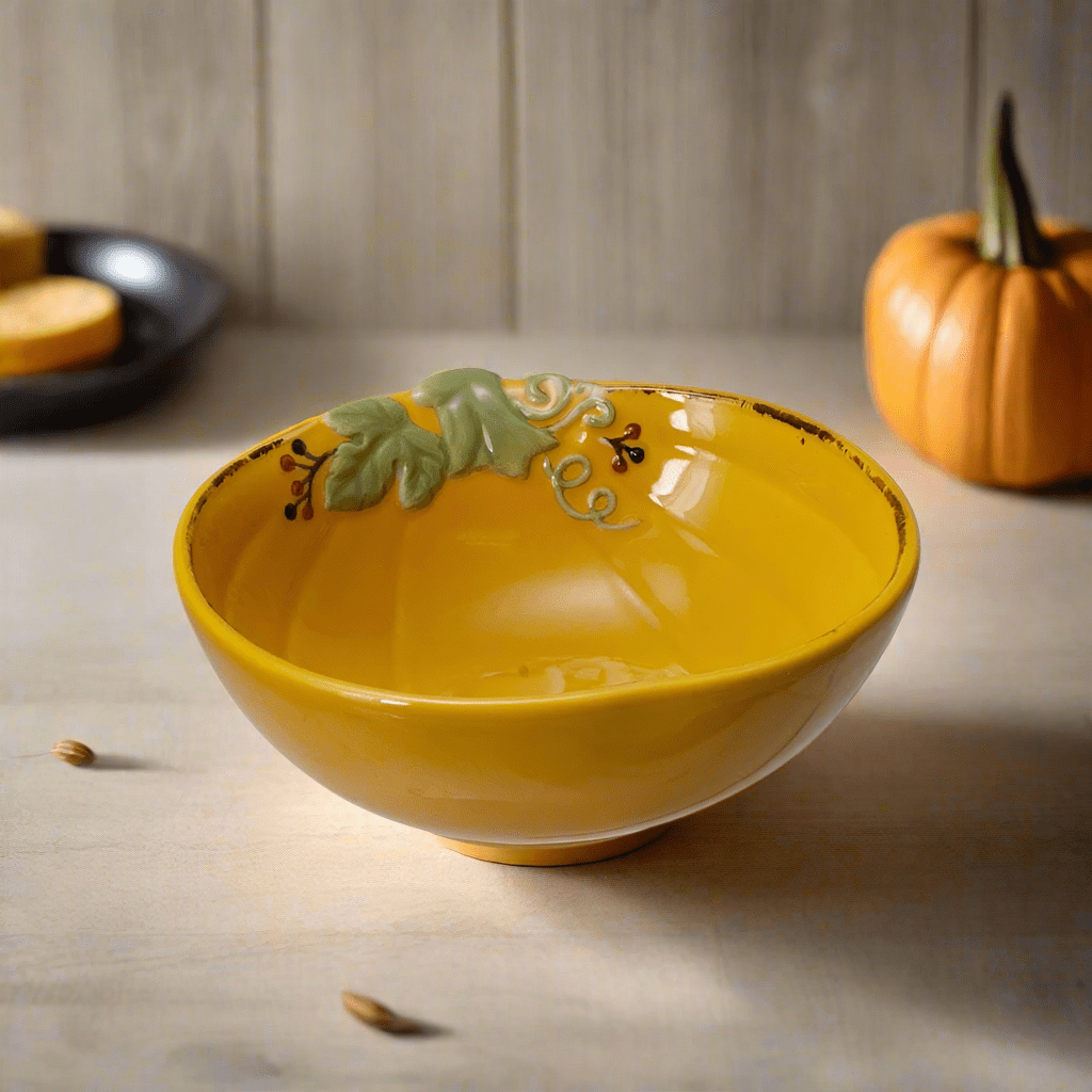 Plymouth Pumpkin Fruit Bowl
