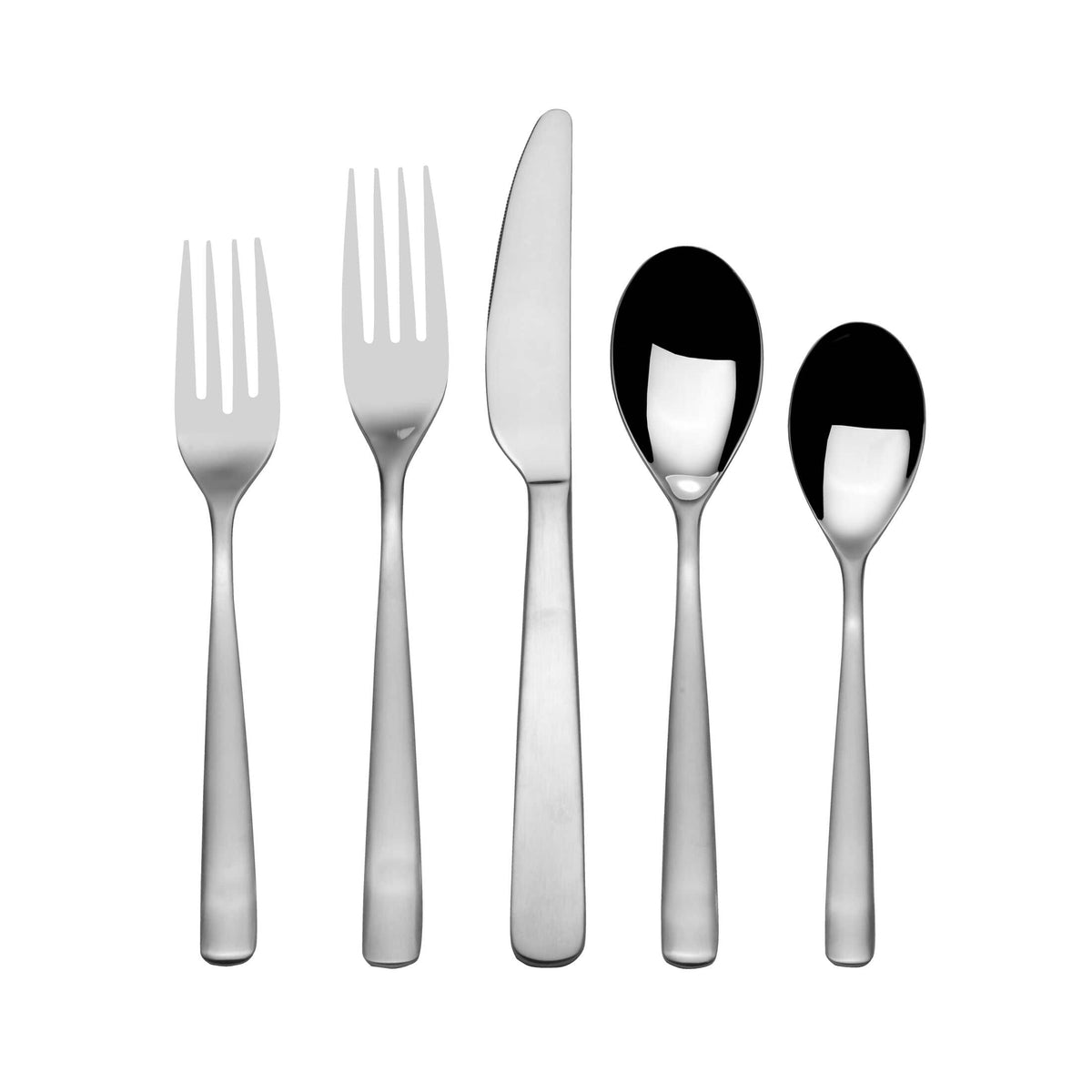 August Satin 20 Piece Flatware Set, Service for 4