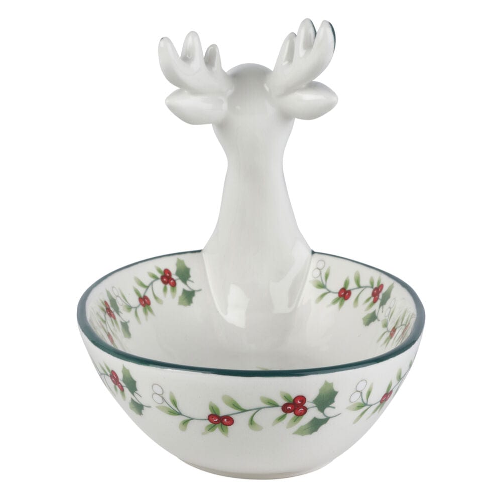 Winterberry® Reindeer Candy Bowl
