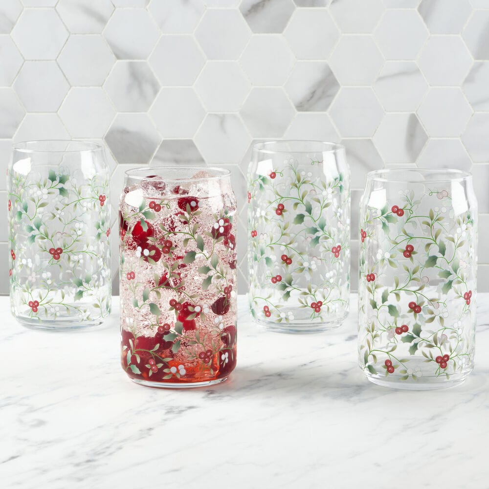 Winterberry® Set of 4 Drinking Glasses
