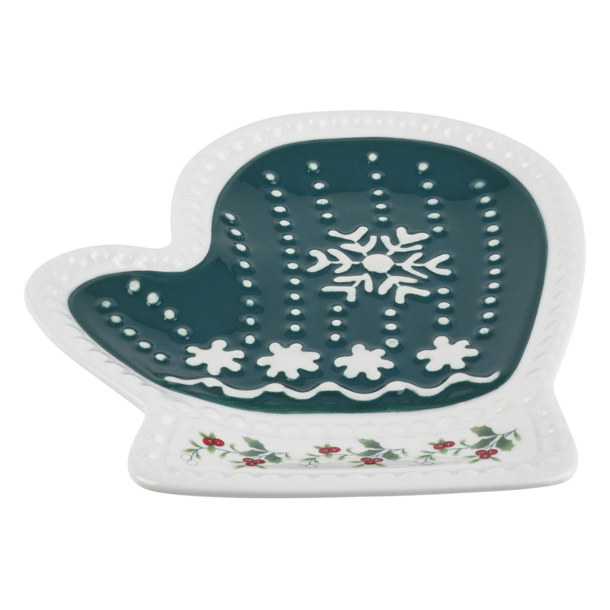 Winterberry® Set of 4 Set of 4 Figural Appetizer Dessert Plates