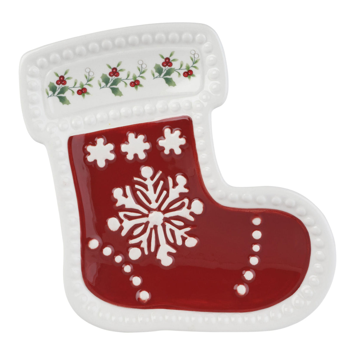 Winterberry® Set of 4 Set of 4 Figural Appetizer Dessert Plates