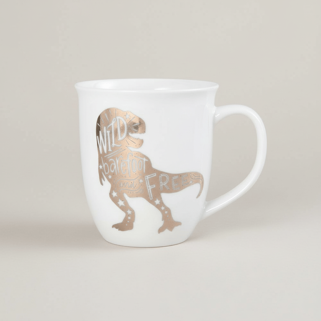 Sentiment Mugs Metallic Dinosaur T-Rex Mug