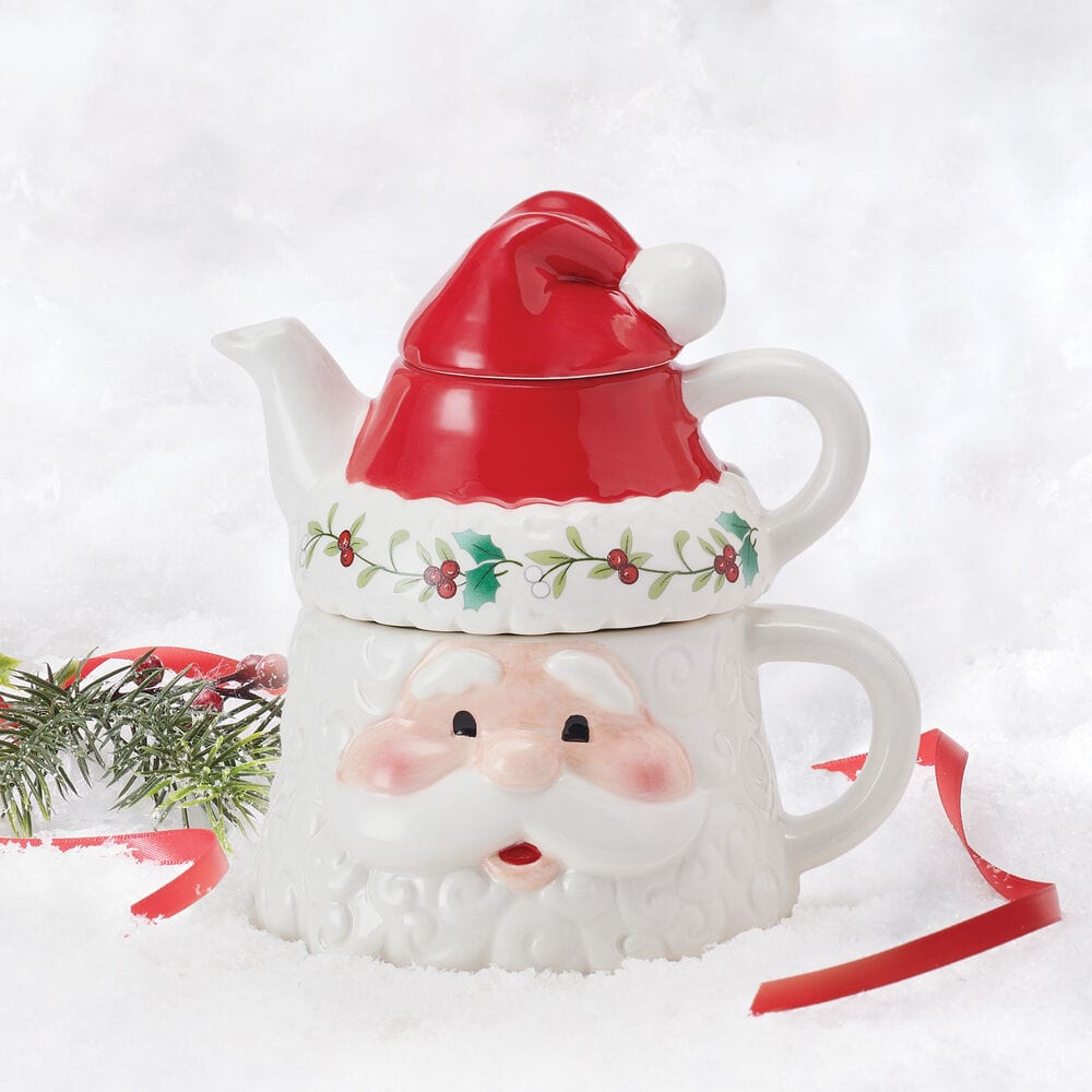 Winterberry® Santa Tea Server For One