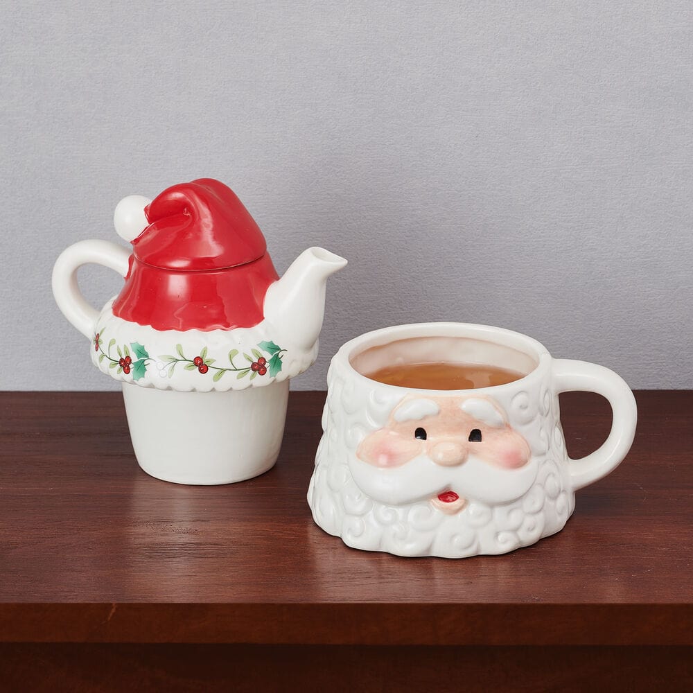 Winterberry® Santa Tea Server For One