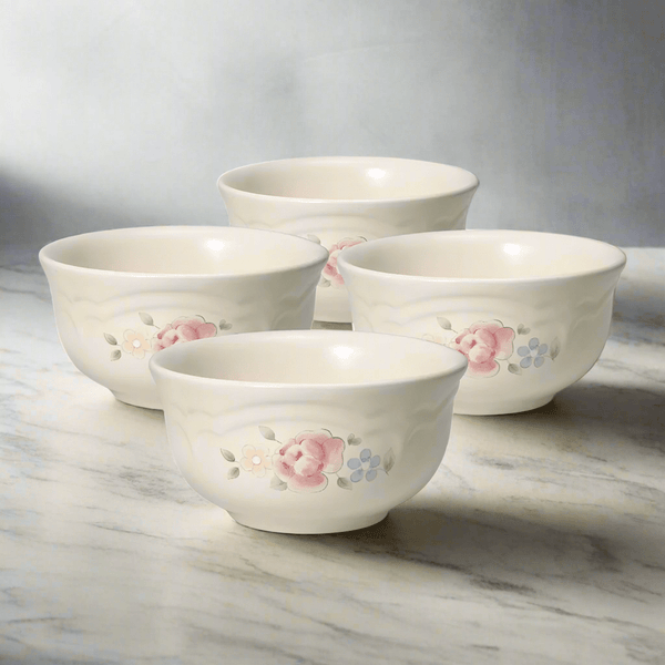 4)オーブンPfaltzgraff Tea Roseキャセロール24cm tea-rose-set-of-4-dessert-