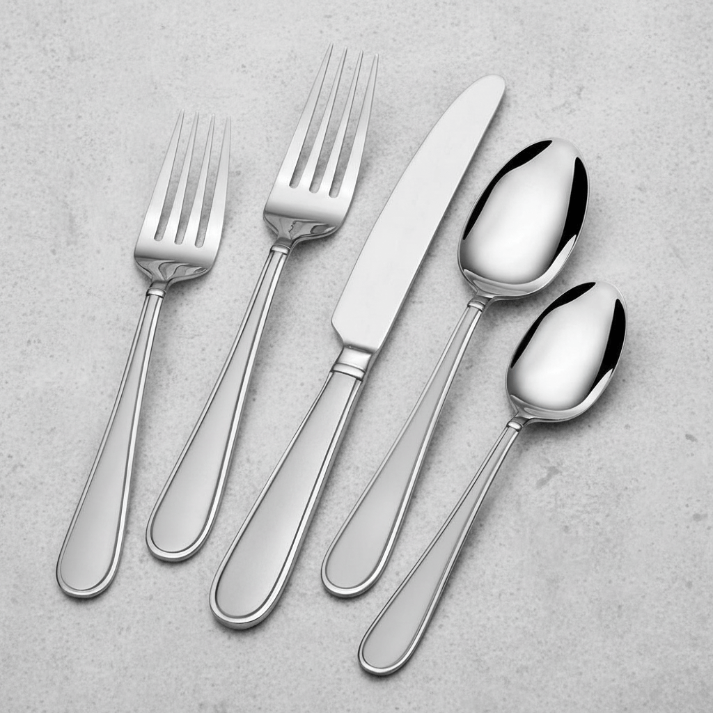 Westfield Frost 45 Piece Flatware Set, Service for 8