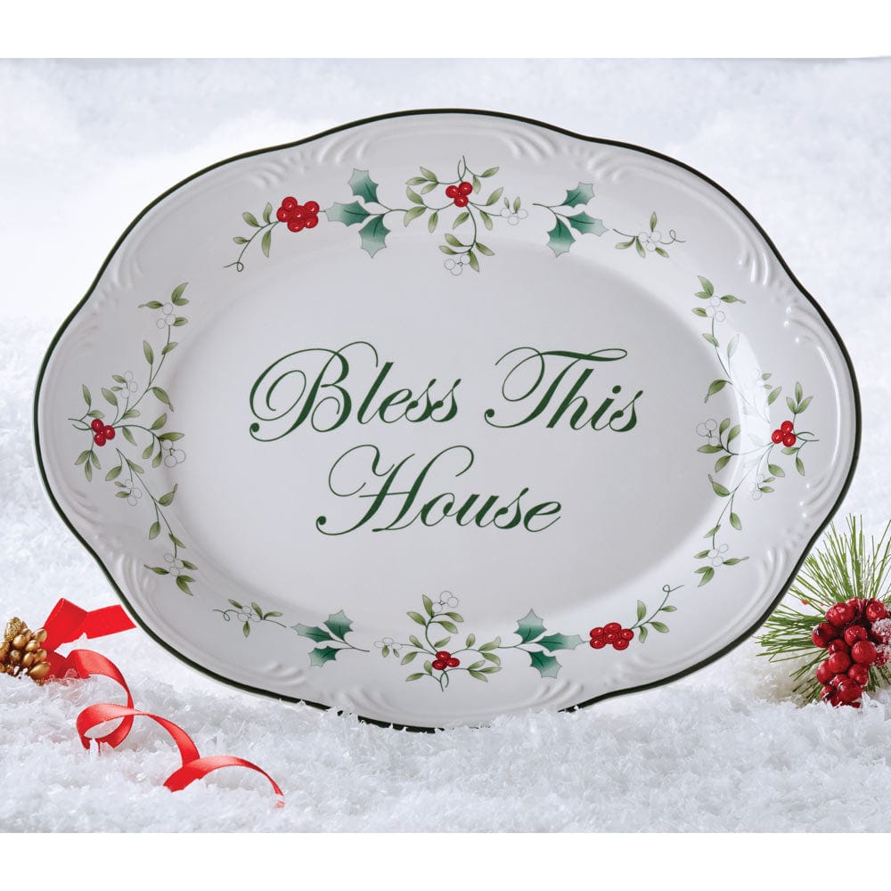 Winterberry® Bless This House Plate
