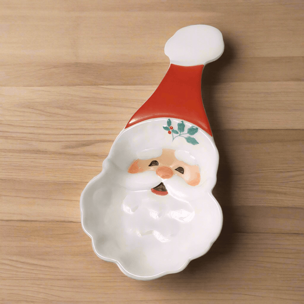 Winterberry Jolly Santa Spoon Rest