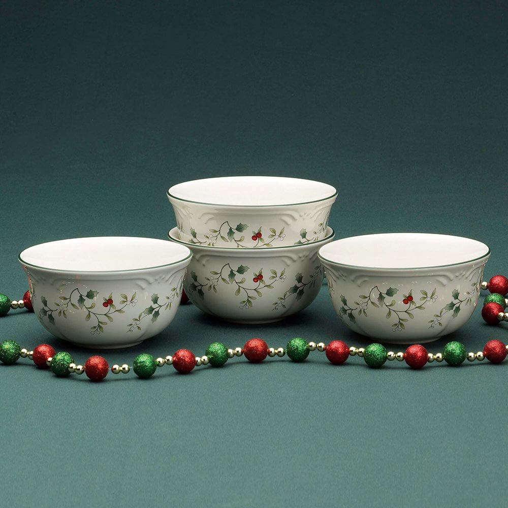 Winterberry® Set of 4 Deep Soup Cereal Bowls