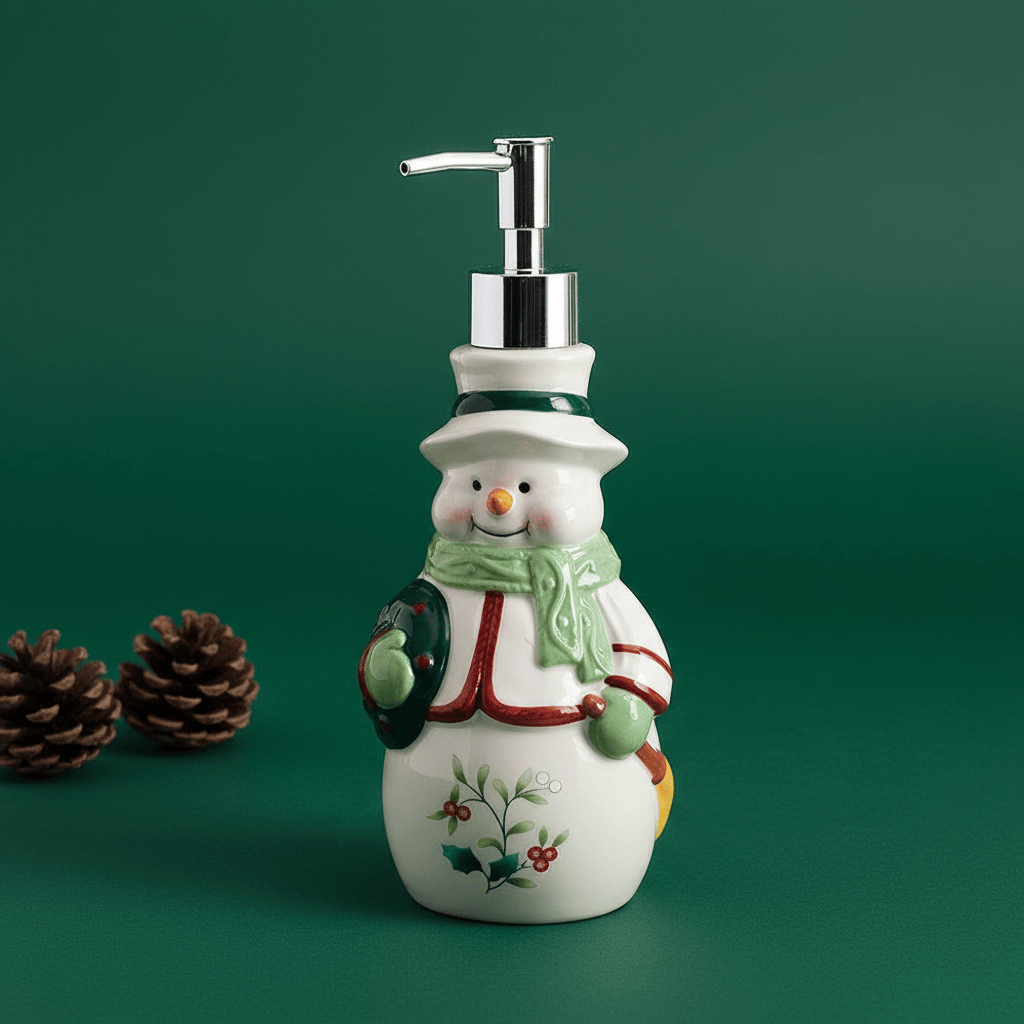 Winterberry® Snowman Soap Dispenser