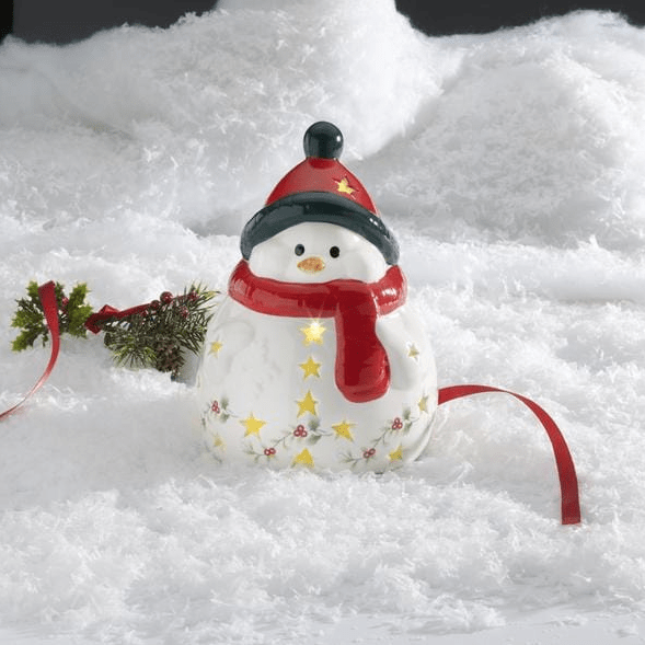 Winterberry® Snowman with LED Light