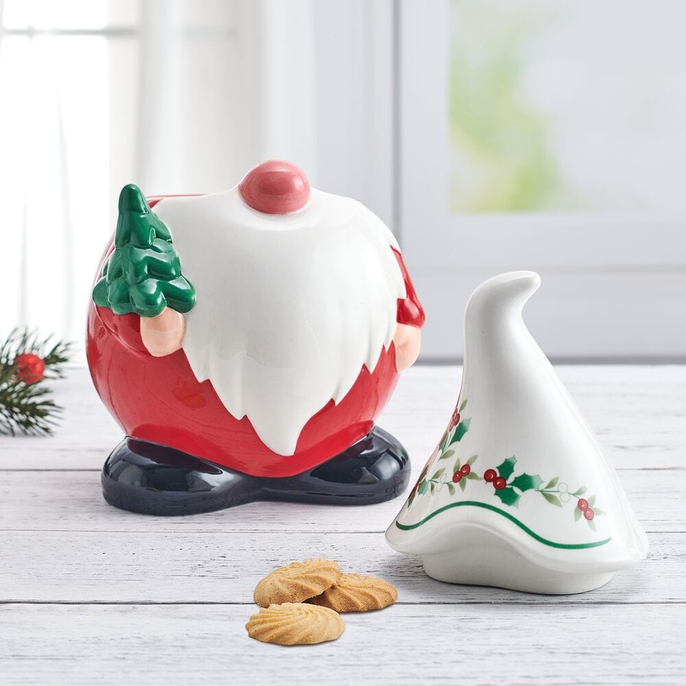 Winterberry® Gnome Cookie Jar
